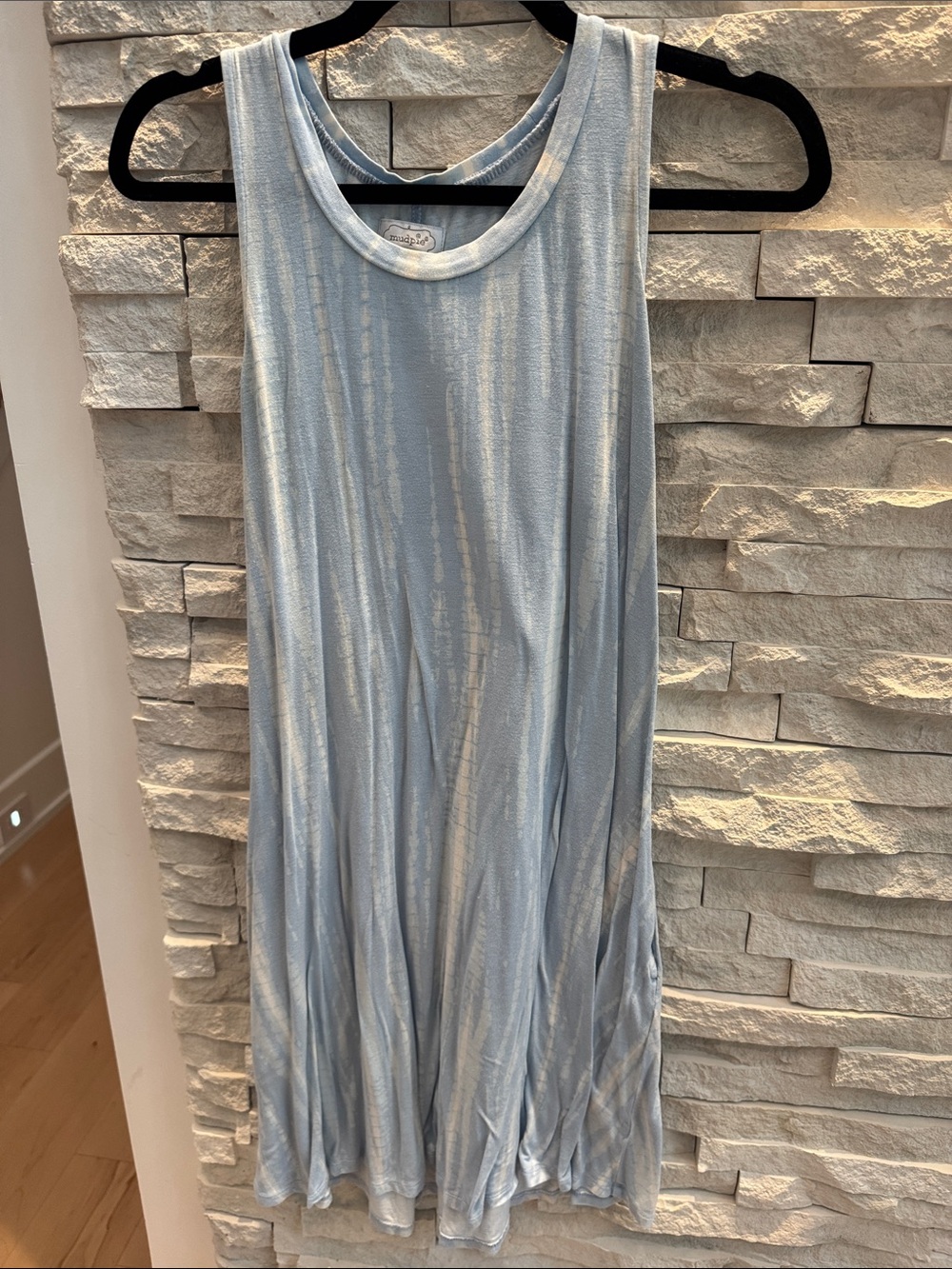 Mudpie Light Blue Sleeveless Swing Dress